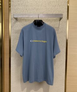 BLCG巴黎世家环形刺绣短袖T恤