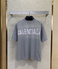 BLCG巴黎世家美纹胶带印花短袖T_6972