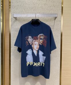 BLCG巴黎世家PP痛衣人像磨烂做旧