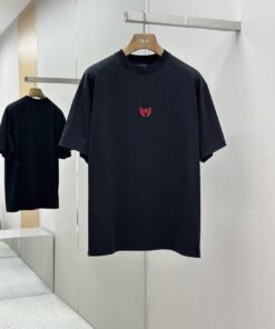 巴黎世家麦穗绣花圆领短_4806