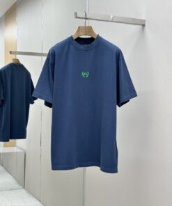 巴黎世家麦穗绣花圆领短