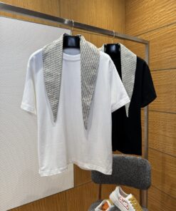 BOTTEGAVENETA葆蝶家条纹领巾短