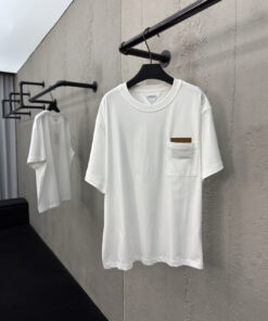 BOTTEGAVENETA菱格皮标口袋短_915