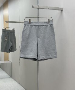 BURBERRY棉质格纹贴花短裤_4333