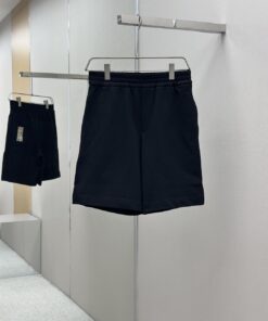 BURBERRY棉质格纹贴花短裤