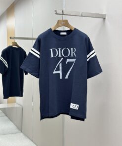 CD2024新款47号印花拼袖T恤_10599