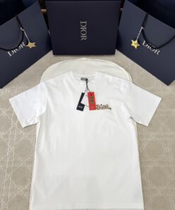 CD2025SS蛇形字母刺绣短袖_6756