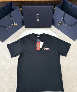 CD2025SS蛇形字母刺绣短袖