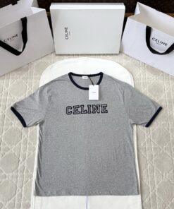 Celine25SS植绒印花短袖原