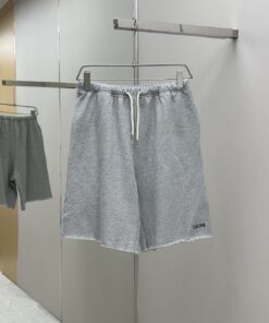 Celine 刺绣休闲短裤面料：