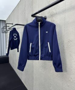 CELINE凯旋门徽标刺绣外套女