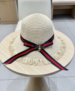 Chanel香奈儿草帽盆帽名媛风_5746