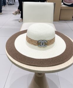 Chanel香奈儿草帽沙滩大檐帽_5803