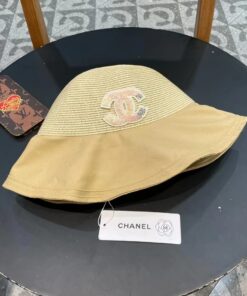chanel香奈儿蝴蝶结渔夫帽子女显_12875