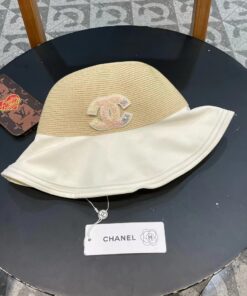 chanel香奈儿蝴蝶结渔夫帽子女显