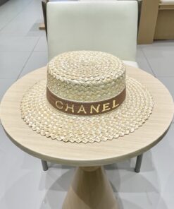 Chanel香奈儿跨境新款菠萝花麦秆