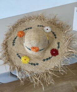 Chanel香奈儿拉菲草遮阳帽