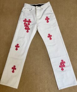 chromehearts克罗心白底粉皮上新