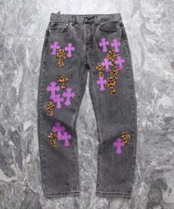 ChromeHearts克罗心豹纹紫皮