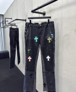 ChromeHearts泼墨拼接贴布牛仔_14265