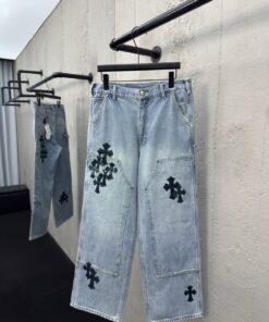 ChromeHearts真皮十字架工装牛_4491