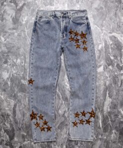 CH限定豹纹星星牛仔裤尺码表