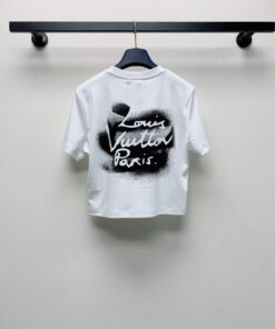 春夏新款圆领链条后背图案T恤SM