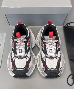 纯原巴黎世家十二代白灰红做旧