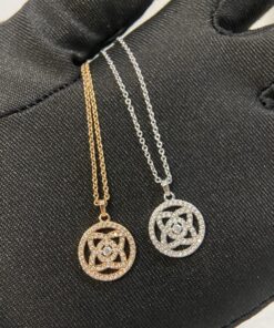 戴尔比斯项链 新品满钻四角星项