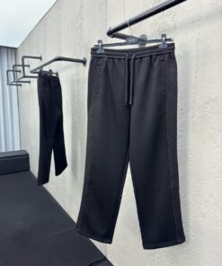 DIOR侧边提花长裤工艺说明