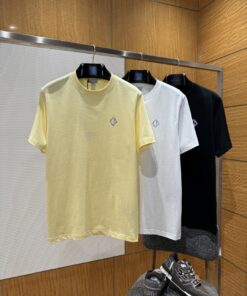 DIOR迪奥反光钻石标圆领短袖T恤