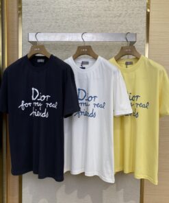 DIOR迪奥手写字母印花短袖T恤