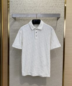 DIOR迪奥提花毛巾布短袖T恤