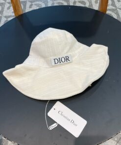 Dior大檐遮阳渔夫帽子女春夏季百