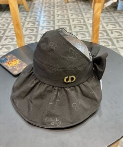 Dior韩版新款彩胶防晒帽子女小_12735