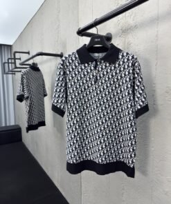 DIOR提花毛织POLO衫工艺说明