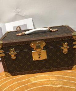 带镜化妆箱这款Monogram帆布化