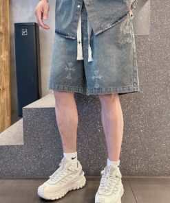 短裤上衣《克罗心系列提花牛仔短