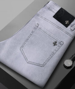 大牌克罗心夏季薄款休闲裤小直脚