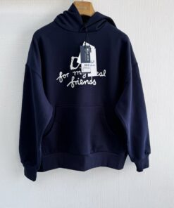 Dr summer25ss 字母刺绣连帽卫衣