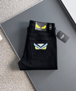 芬迪2025春夏男士水洗小直筒牛