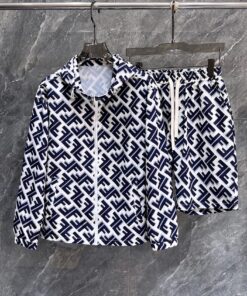 芬迪 2025夏季防晒衣短裤套装，