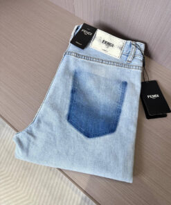 FD芬迪25SS春季新款牛仔裤高品