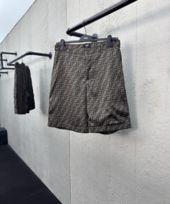 FENDI 满印FF字母短裤工艺说明