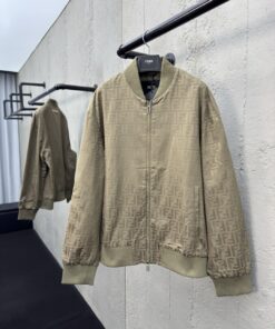 FENDI满印提花夹克外套工艺说