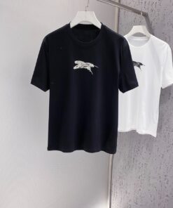 Giv羽毛Logo印花短袖T恤2025