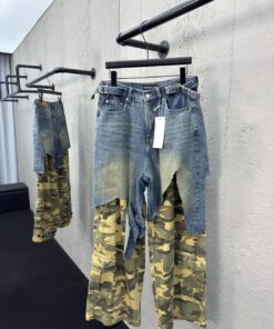 GrailzProject假两层拼接牛仔