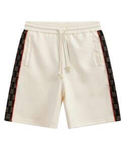 GUCCI 古驰红边提花织带 拼接