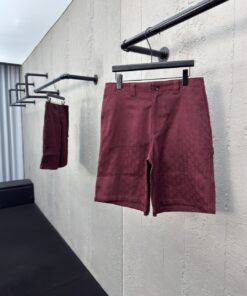 GUCCI 满印老花字母牛仔短裤工