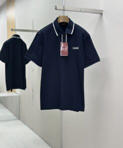 GUCCI饰绣花POLO衫